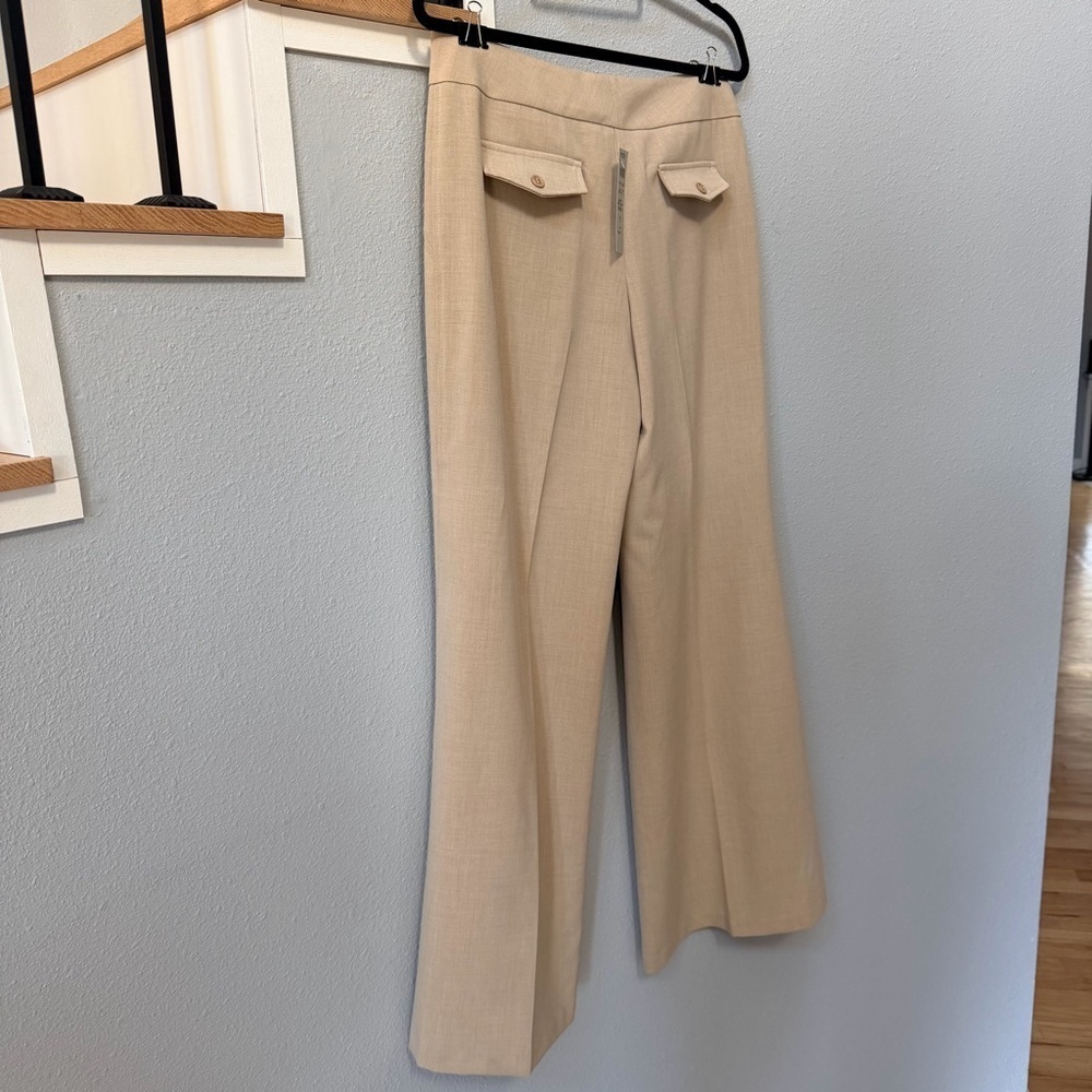 Vintage Cache Tan Wide Leg Women's Pants NWT - Picture 7 of 12